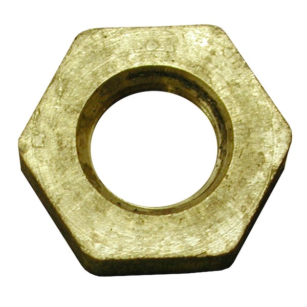 Jones Stephens 1/2in. Yellow Brass Lock Nut P11108 - main